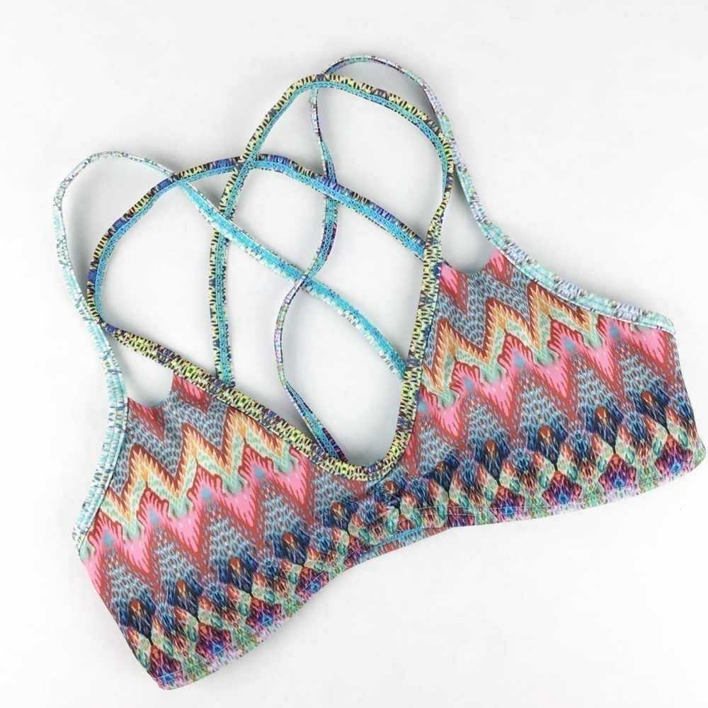 PilyQ Belize Utopia Swim Halter l Size Small